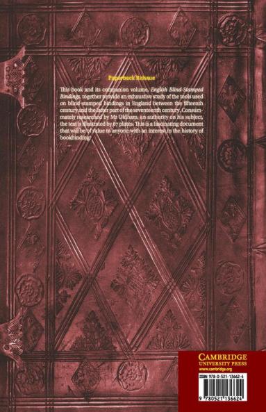 Blind Panels of English Binders