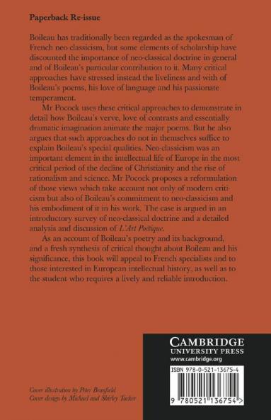 Boileau and the Nature of Neoclassicism
