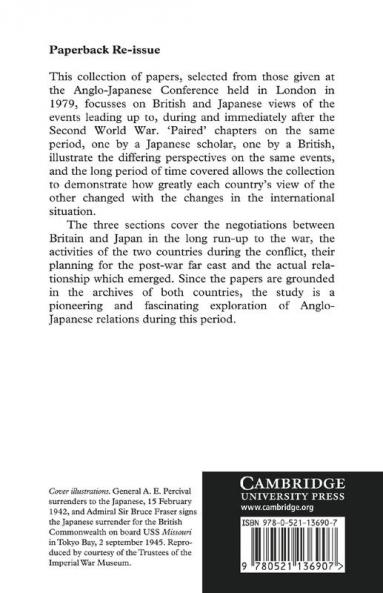 Anglo-Japanese Alienation 1919 1952