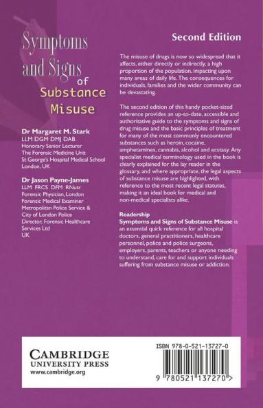 Symptoms and Signs of Substance Misuse