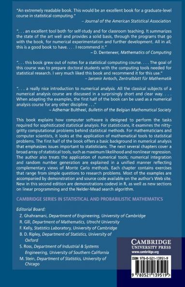 Numerical Methods of Statistics