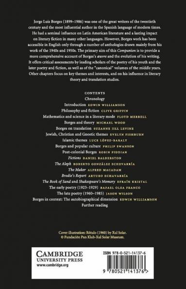 The Cambridge Companion to Jorge Luis Borges