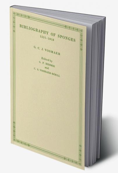 Bibliography of Sponges 1551 1913