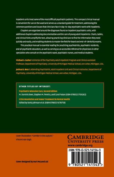 Manual of Inpatient Psychiatry
