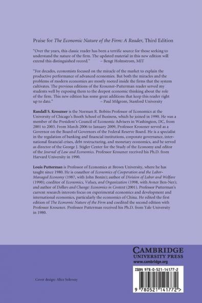 The Economic Nature of the Firm