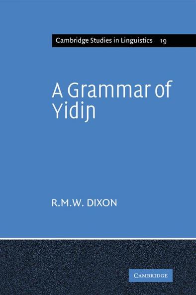 A Grammar of Yidin