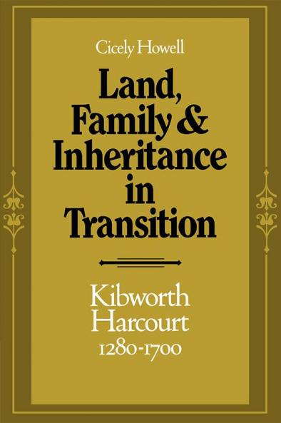 Land Family and Inheritance in Transition