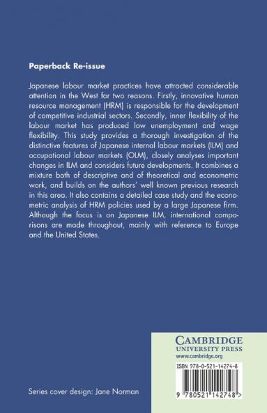 Internal Labour Markets in Japan