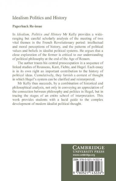 Idealism Politics and History