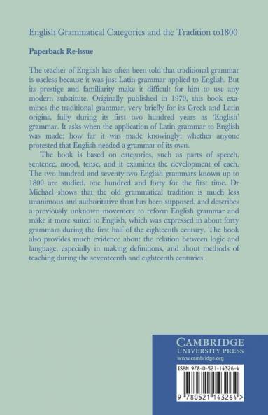 English Grammatical Categories