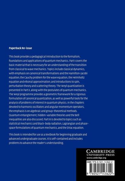 From Classical to Quantum Mechanics
