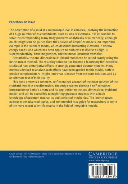 The One-Dimensional Hubbard Model