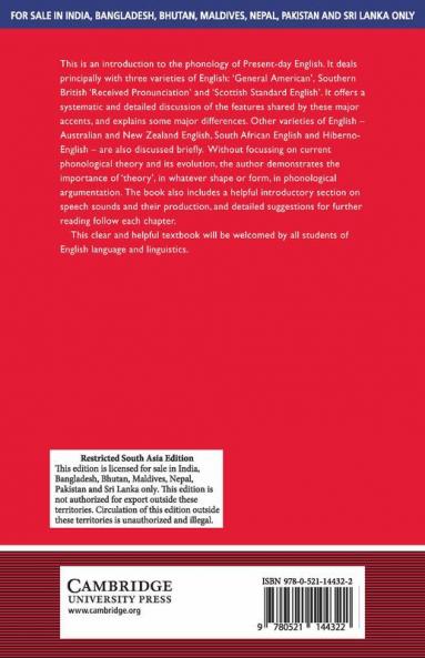 ENGLISH PHONOLOGY (SOUTH ASIAN EDITION)
