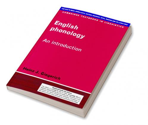 ENGLISH PHONOLOGY (SOUTH ASIAN EDITION)