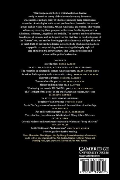 The Cambridge Companion to Nineteenth-Century American Poetry