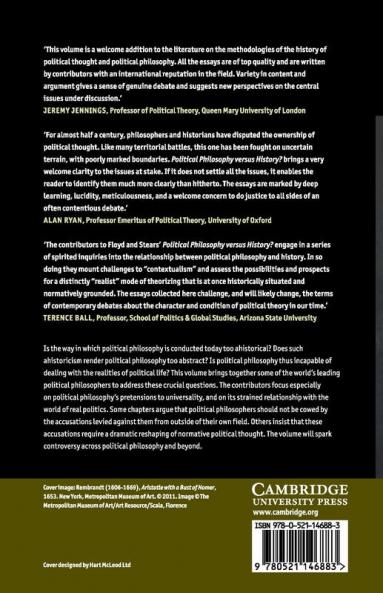 Political Philosophy versus History?
