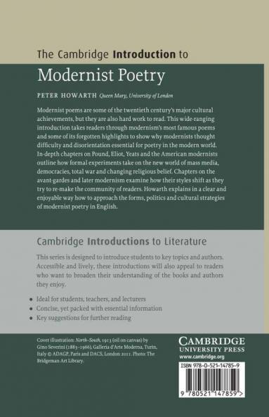 The Cambridge Introduction to Modernist Poetry