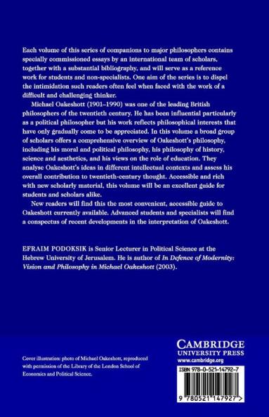 The Cambridge Companion to Oakeshott
