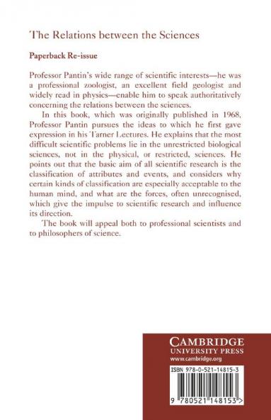Relations Between Sciences