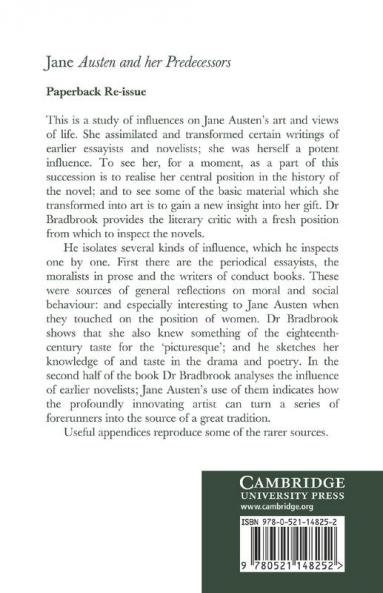 Jane Austen and Her Predecessors