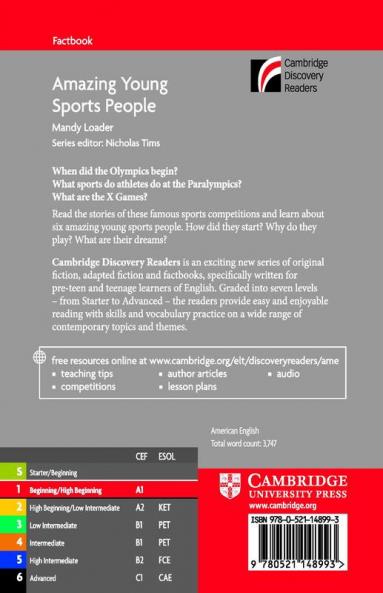 Amazing Young Sports People Level 1 Beginner/Elementary American English