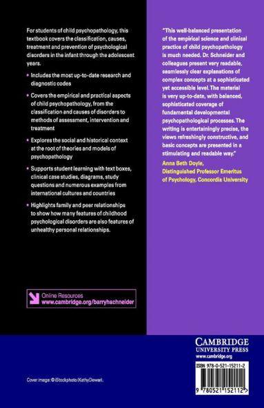 Child Psychopathology