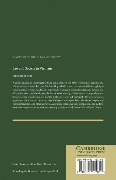 Law and Society in Vietnam