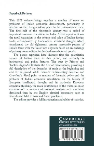 The Economic Development of India Under the East India Company 1814 58