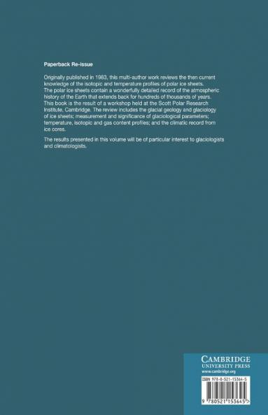 The Climatic Record in Polar Ice Sheets