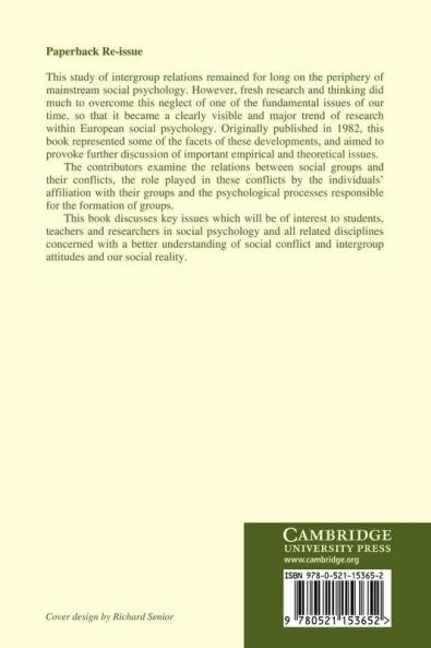 Social Identity and Intergroup Relations