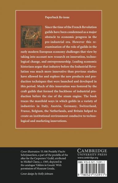 Guilds Innovation and the European Economy 1400-1800