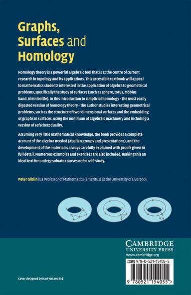 Graphs Surfaces and Homology
