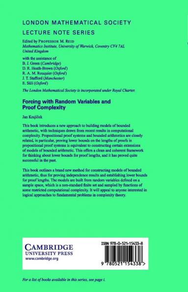 Forcing with Random Variables and Proof Complexity
