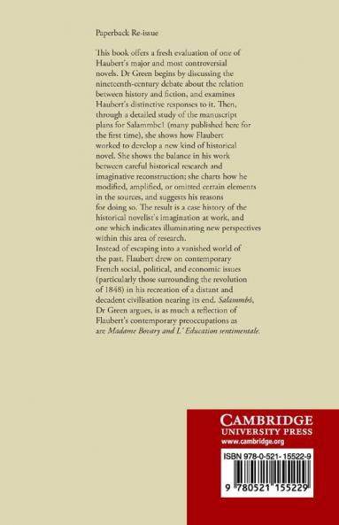 Flaubert and the Historical Novel