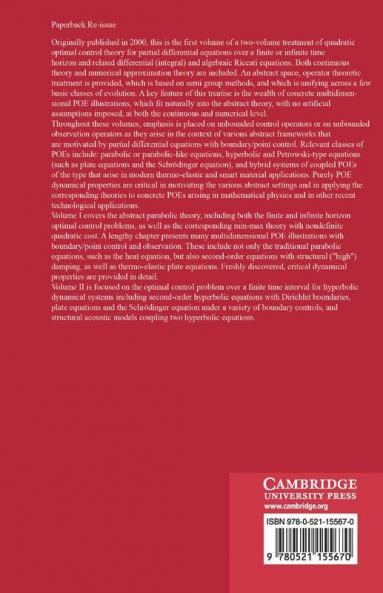 Control Theory for Partial Differential Equations