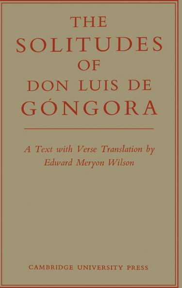 The Solitudes of Don Luis de Gongora