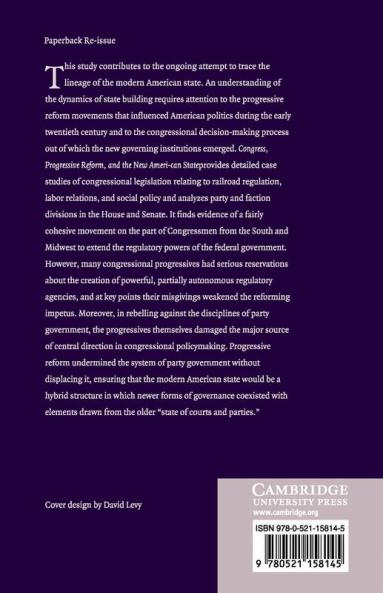 Congress Progressive Reform and the New American State