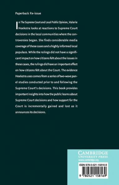 Public Reaction to Supreme Court Decisions