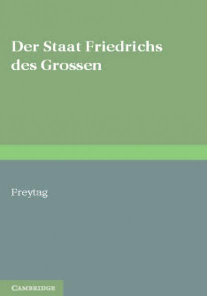 Staat Friedrichs Des Grossen