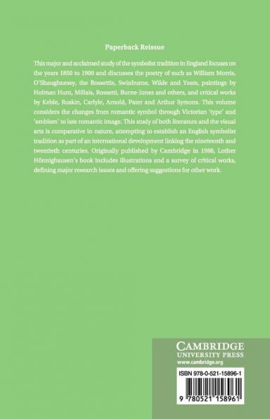 The Symbolist Tradition in English Literature