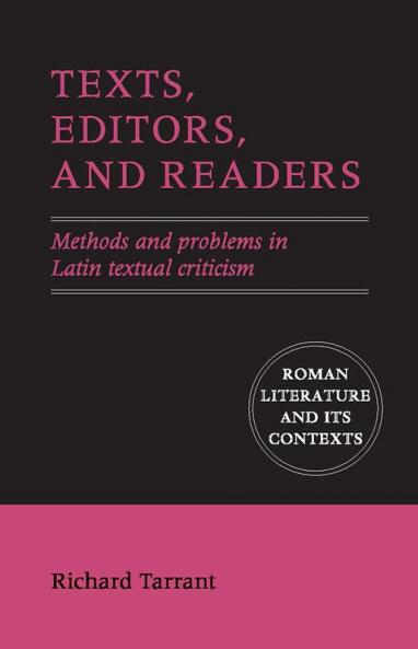 Texts Editors and Readers