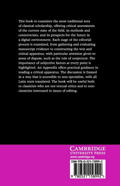 Texts Editors and Readers