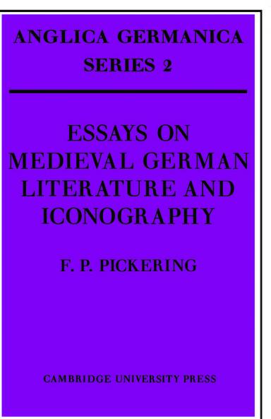 Essays on Medieval German Literature and Iconography