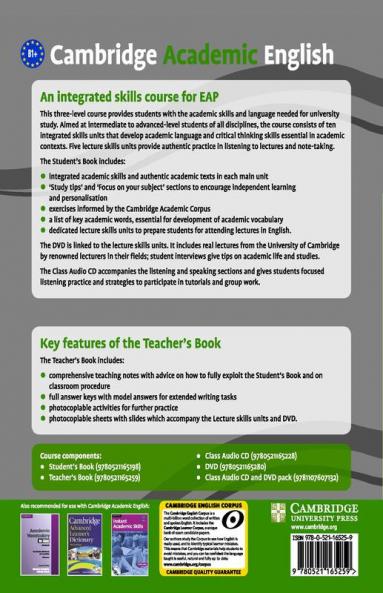 Cambridge Academic English B1+ Intermediate