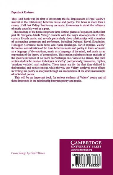 Paul Valery and Music