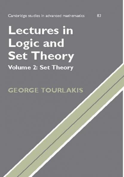 Lectures in Logic and Set Theory Volume 2