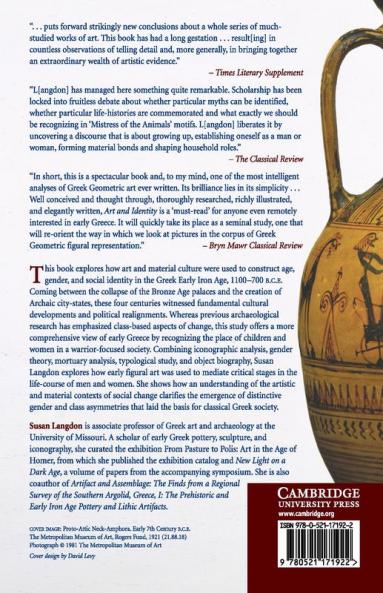 Art and Identity in Dark Age Greece 1100-700 BCE