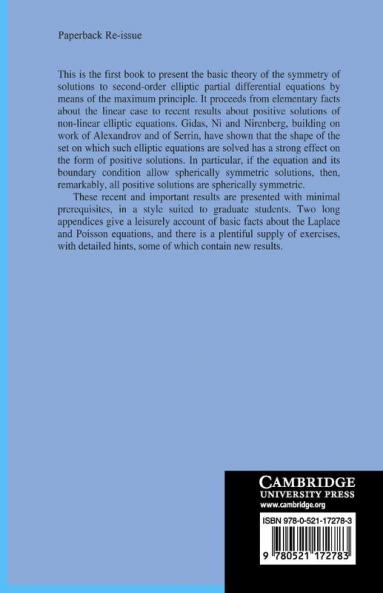An Introduction to Maximum Principles and Symmetry in Elliptic Problems