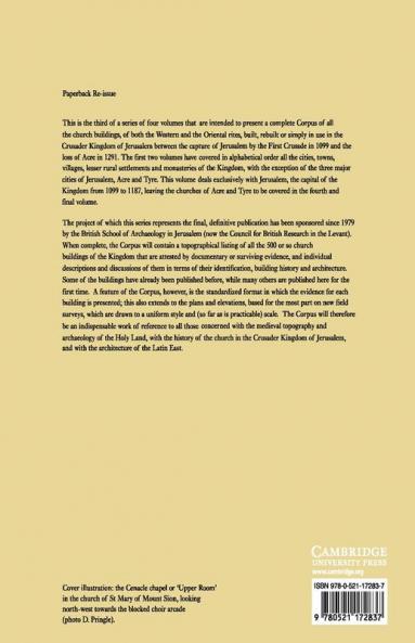The Churches of the Crusader Kingdom of Jerusalem