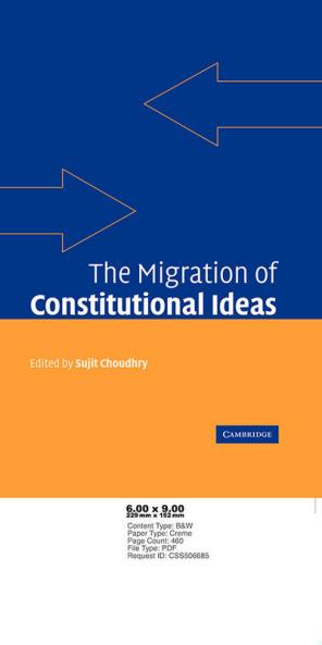 The Migration of Constitutional Ideas